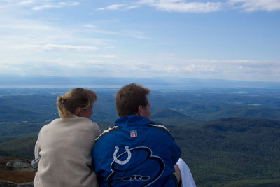 Mike & Steph On Camels Hump, VT