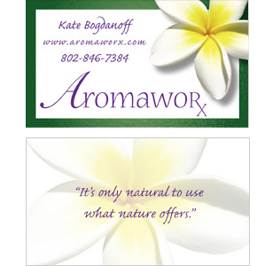 Aromaworx Business Card Design