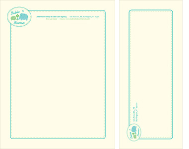 Babies to Boomers Stationery Design