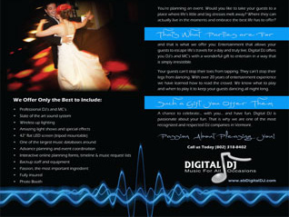 Digital DJ Creative Brochure Design