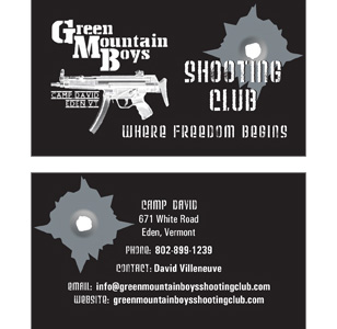 Green Mtn Boys Custom Business Card Design