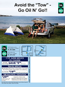 Oil N Go Postcard Mailer
