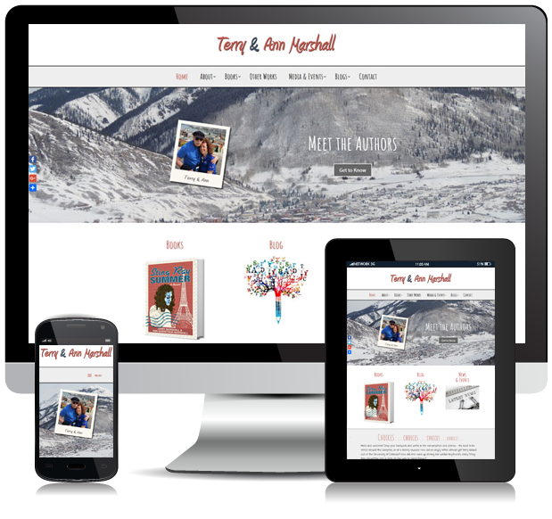 Responsive Authors Website