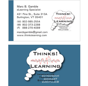Thinks Learning Custom Business Cards