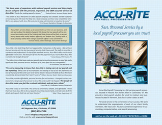 Accurite Brochure Bifold Brochure Design