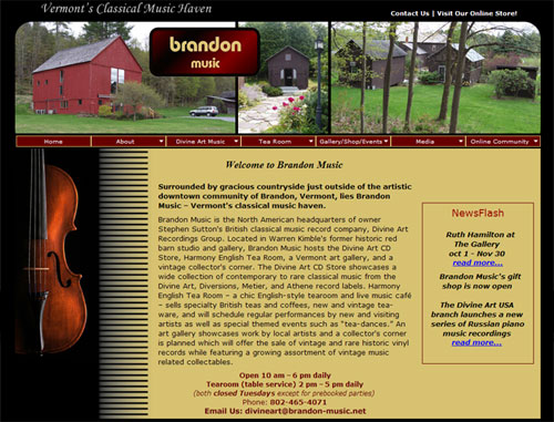 Brandon Music Website
