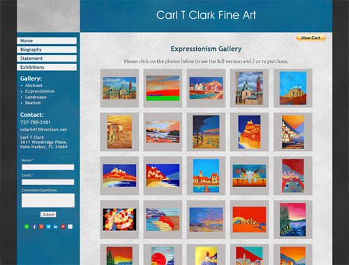 Carl T. Clark Fine Art Website