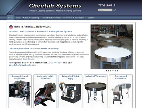 Cheetah Systems Website