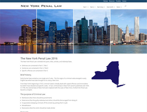 New York Penal Law Website
