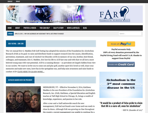 Foundation for Alcoholism Research Website