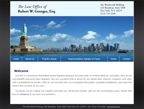 Georges Esq. Website