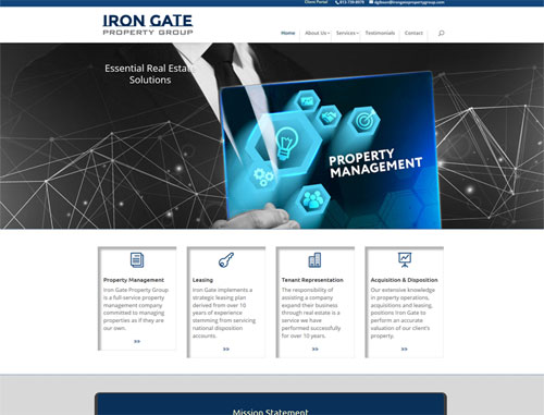 Iron Gate Property Management Website