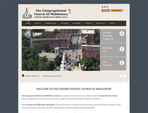 Middlebury Church Website