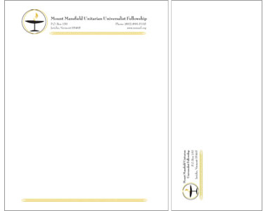 MMU Letterhead and Envelope Design