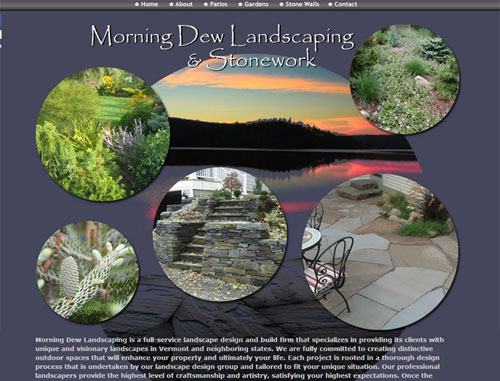Morning Dew Landscaping Website