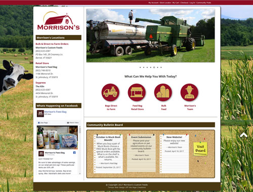Morrisons Feeds Ecommerce Website