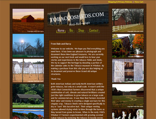 Tobacco Sheds Website