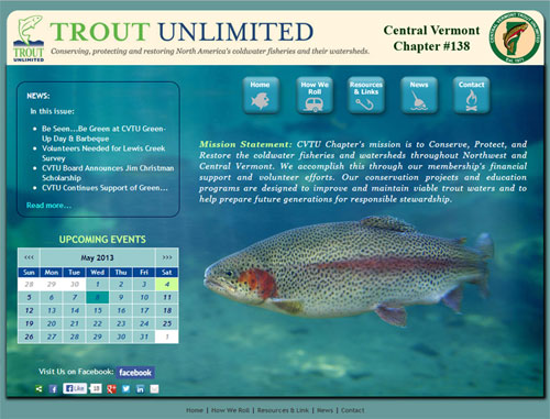 Trout Unlimitted VT Website