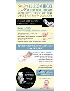 Allison Hicks Doula Tradeshow Retractable Banner