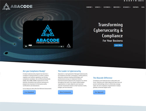 Abacode Cyber Security Website