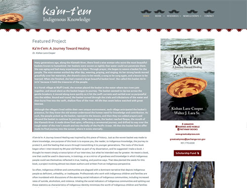 Kamtem Indigenous Knowledge Website