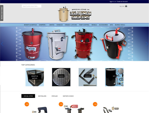 Ugly Drum Smoker Website