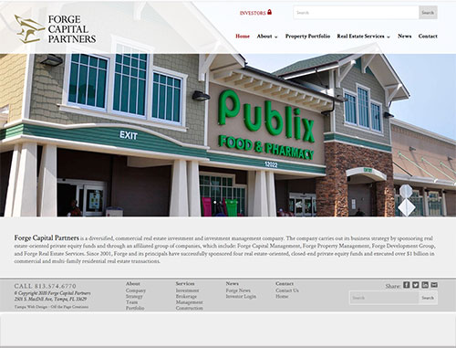 Forge Capital Partners Website