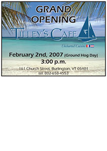 Tilleys Postcard Design
