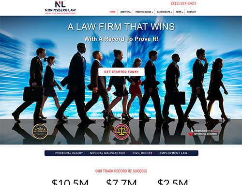 Norinsberg Law Website