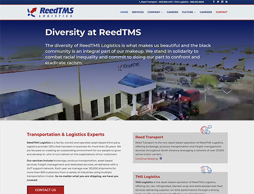 ReedTMS Logistics website